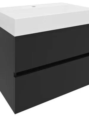 ODETTA umyvadlová skříňka 67x50x43,5cm, antracit matný Doprava Zdarma