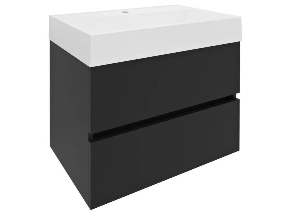 ODETTA umyvadlová skříňka 67x50x43,5cm, antracit matný Doprava Zdarma
