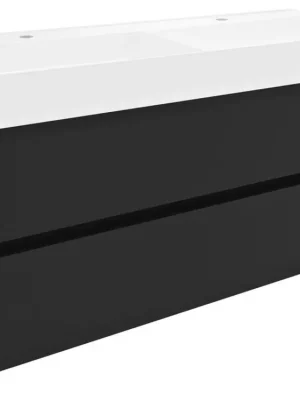 ODETTA umyvadlová skříňka 118x50x43,5cm, antracit matný Ověřený