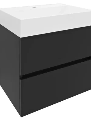 ODETTA umyvadlová skříňka 57x50x43,5cm, antracit matný Expresní Doručení