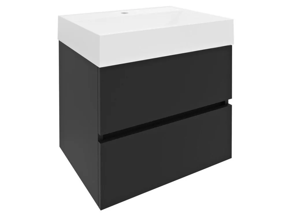 ODETTA umyvadlová skříňka 57x50x43,5cm, antracit matný Expresní Doručení