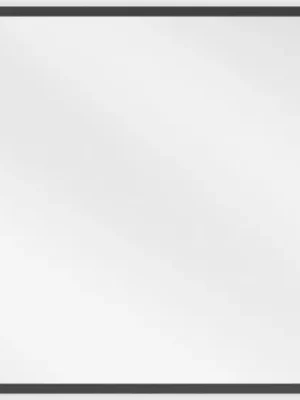 Značkový Obdélníkové zrcadlo MEXEN LOFT 50x40 cm - černý rám, 9852-050-040-000-70