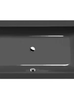 CLEO obdélníková vana 160x75x48cm, šedá Nízká Cena