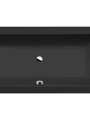 Originální CLEO obdélníková vana 160x70x48cm, černá mat