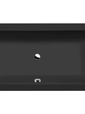 CLEO obdélníková vana 160x75x48cm, černá mat Cenová Bomba