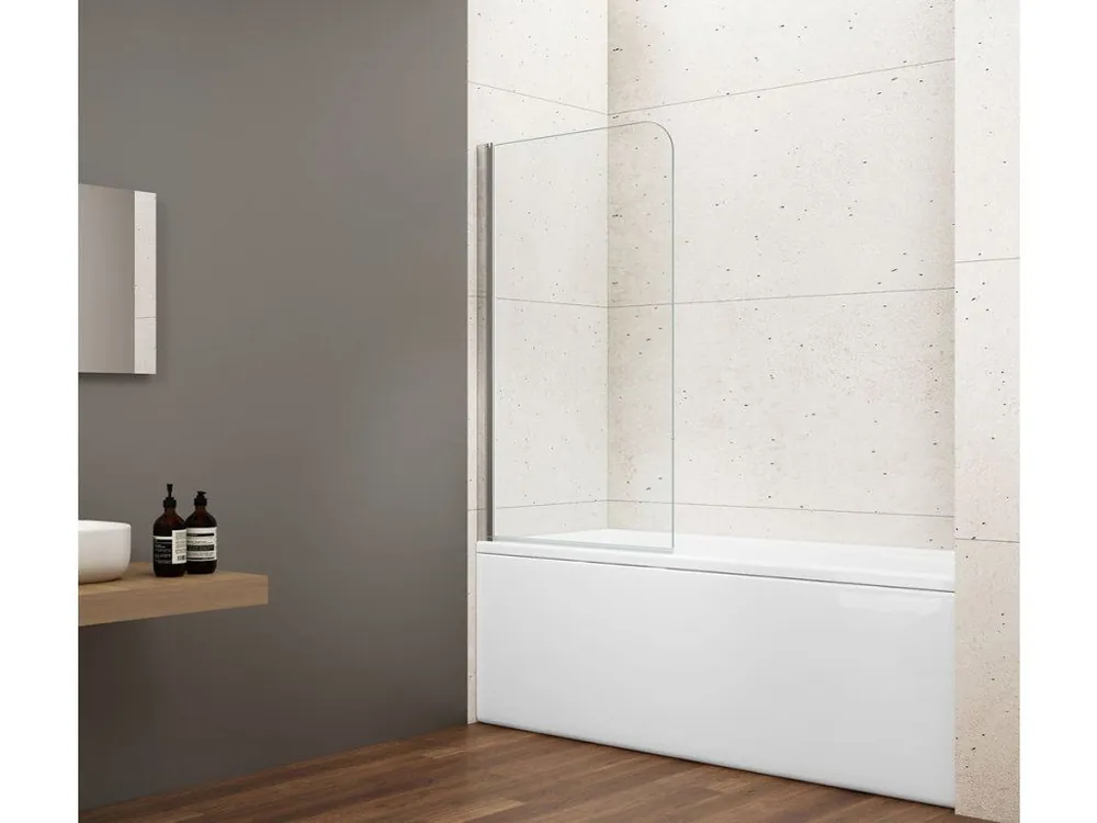 Bezpečná Platba LORO vanová zástěna 650mm, čiré sklo