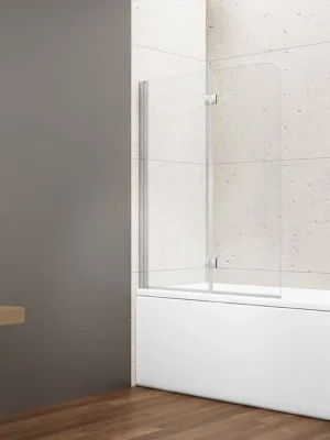 Aktuální LORO vanová zástěna skládací 900mm, čiré sklo