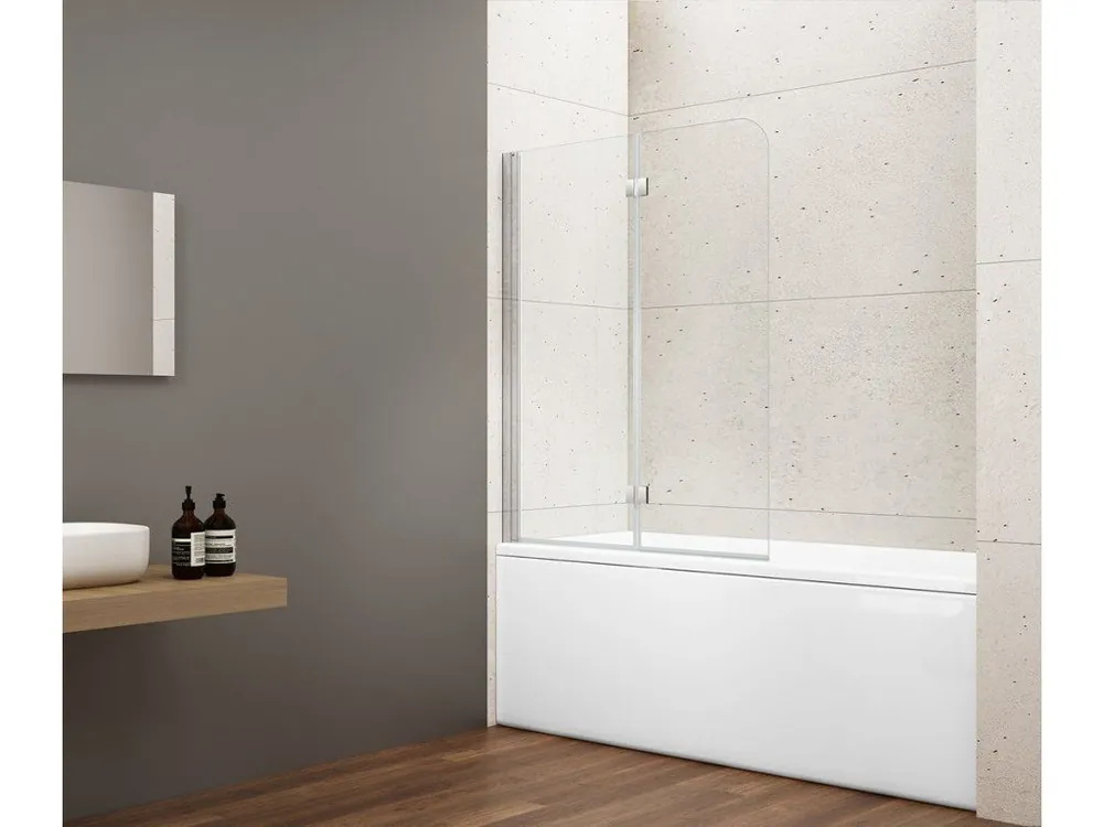 Aktuální LORO vanová zástěna skládací 900mm, čiré sklo