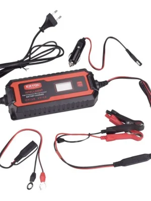 Nabíječka autobaterií, 9 stupňů, mikroprocesor, 6/12V, 4A, | element-shop.cz Tovární Cena