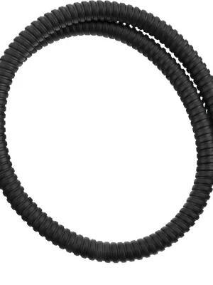 Značkový Sapho POWERFLEX kovová sprchová hadice, 100cm, černá mat FLEX100B
