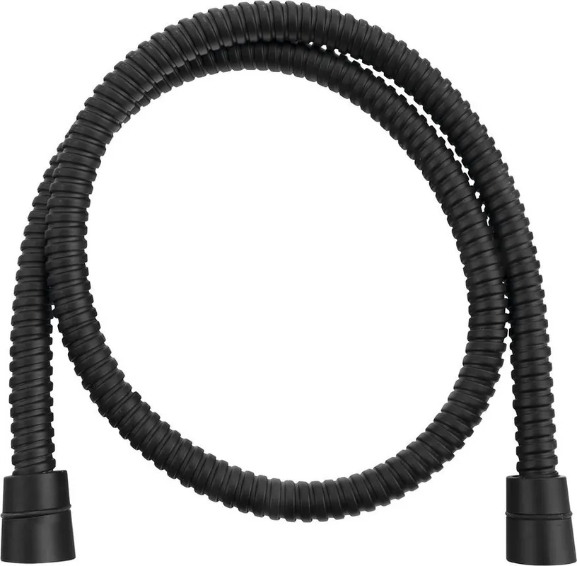 Značkový Sapho POWERFLEX kovová sprchová hadice, 100cm, černá mat FLEX100B