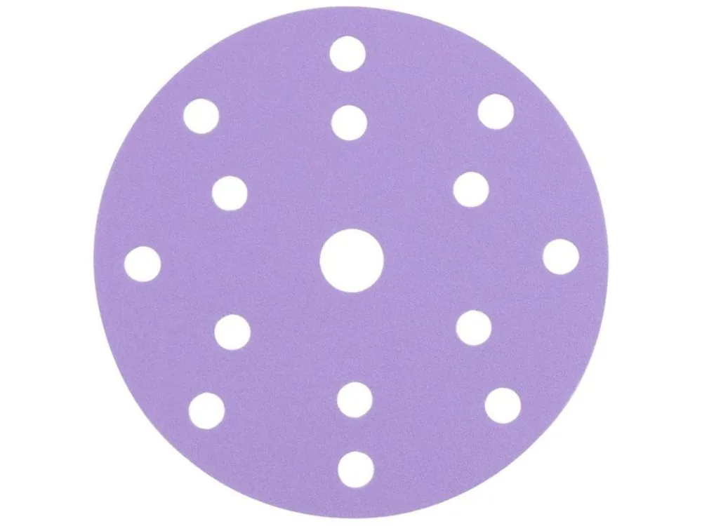 Akce WORCRAFT® Brusný disk 150 mm P400, suchý zip, 14 otvorů, 5 ks