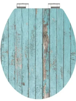 Novinka WC sedátko Schütte BLUE WOOD | MDF HG, Soft Close