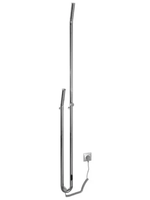 DUOPASSO elektrický sušák ručníků s časovačem 122x1700mm, 45 W, chrom Rychlé Dodání