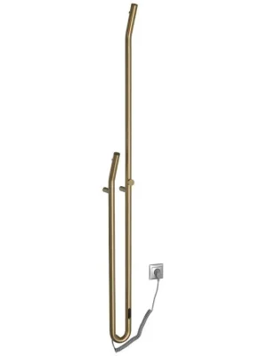 DUOPASSO elektrický sušák ručníků s časovačem, 122x1700mm, 45 W, zlato mat Pouze Dnes