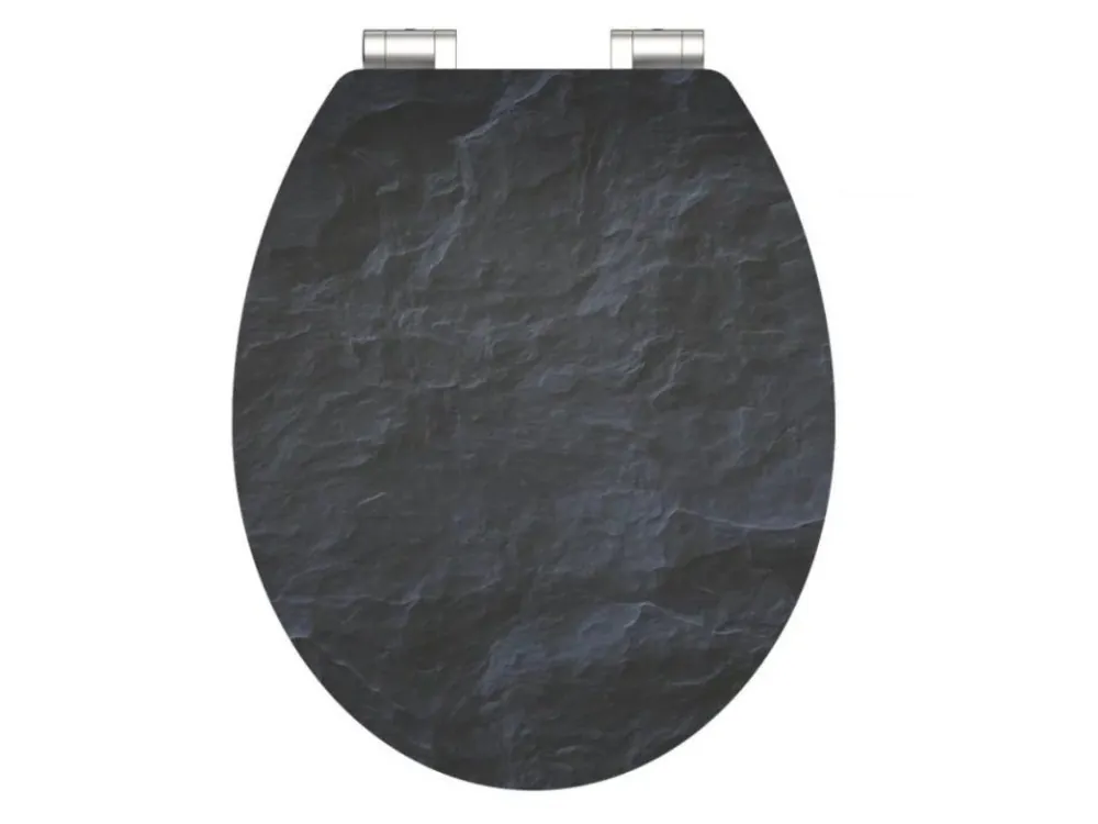 Časově Omezené WC sedátko Schütte BLACK STONE | MDF HG, Soft Close