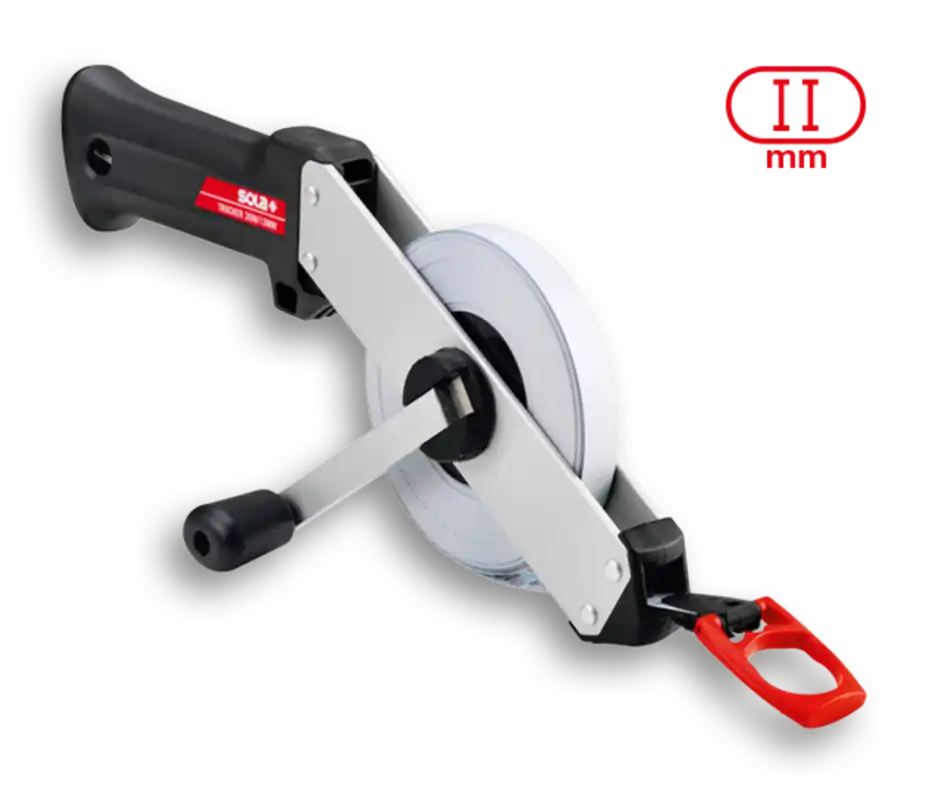 Vysoce Kvalitní SOLA TR 20 pásmo měřící 20m/13mm TRACKER ocel bílé