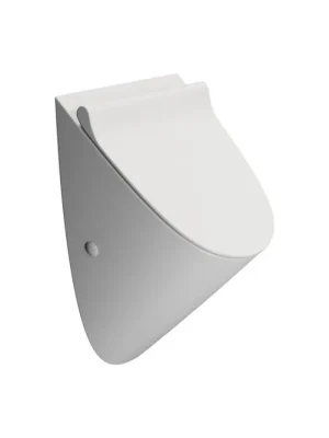 Cenově Výhodný COMMUNITY urinál se zakrytým přívodem vody s otvory pro víko 31x54,5cm, bílá mat