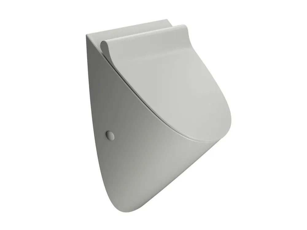 Akční Cena COMMUNITY urinál se zakrytým přívodem vody s otvory pro víko 31x54,5cm, cenere mat