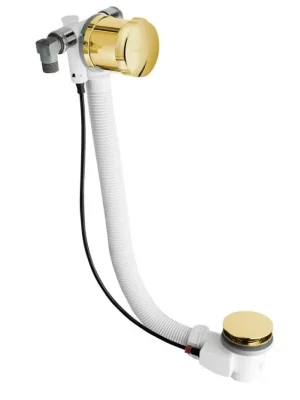 Akce Polysan Vanová souprava s napouštěním, bovden, délka 575mm, zátka 72mm, zlato 71684G