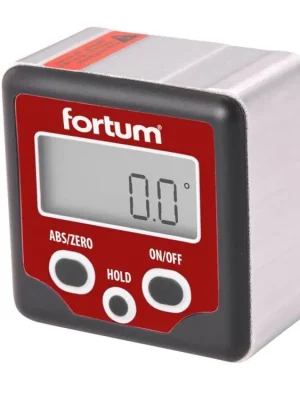 Značkový Sklonoměr digitální, 0°-360°, magnet, FORTUM | element-shop.cz