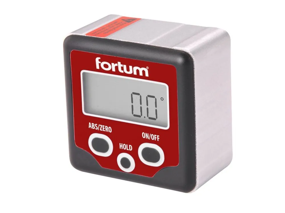 Značkový Sklonoměr digitální, 0°-360°, magnet, FORTUM | element-shop.cz