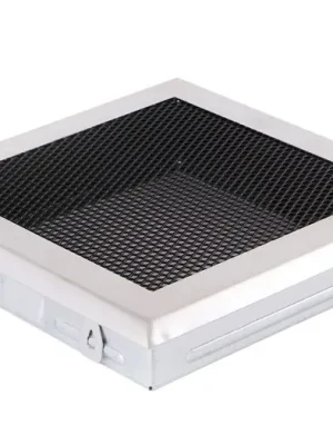 Akce HS Flamingo Krbová mřížka 16x16 cm, broušený chrom