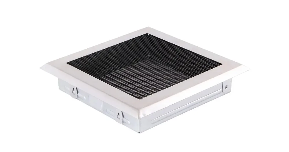 Akce HS Flamingo Krbová mřížka 16x16 cm, broušený chrom