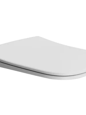 NUBES WC sedátko, Soft Close, bílá mat/chrom Bezpečná Platba