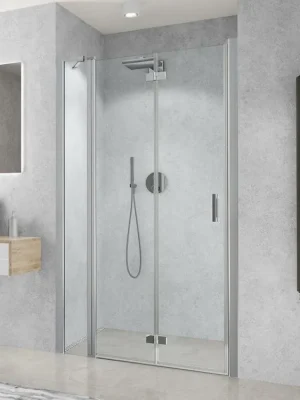 Akce Roth CARIBA LINE CI RFL/R Jednokřídlé sprchové dveře s pevnou částí do niky 120 cm