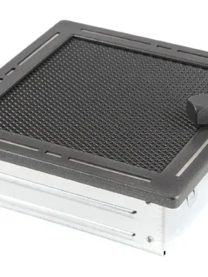 Značkový HS Flamingo Krbová mřížka 16x16 cm, TREND grafit s žaluzií