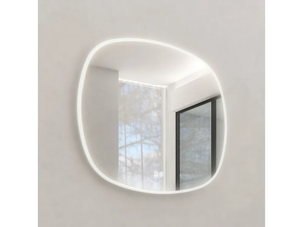 Oválné LED zrcadlo pr. 700 se dvěma dotykovými senzory Nimco ZP 27001RVX Poslední Šance