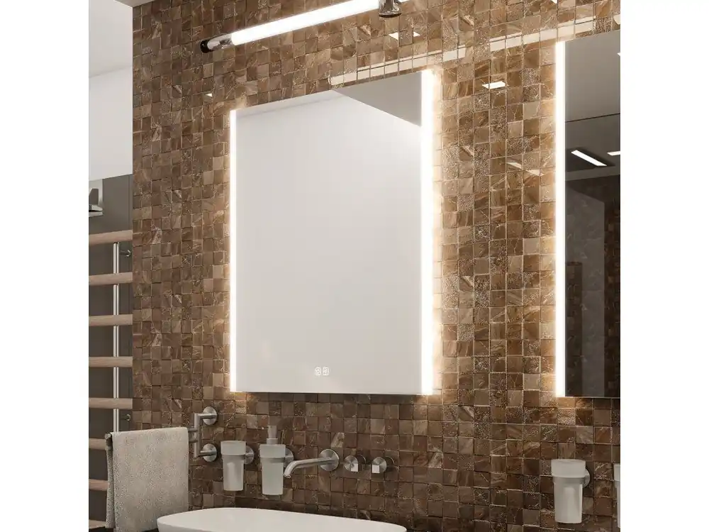 Expresní Doručení LED zrcadlo 500x700 se dvěma dotykovými senzory Nimco ZP 11001VX
