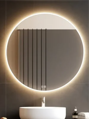 Must-Have Kulaté LED zrcadlo pr. 800 se dvěma dotykovými senzory Nimco ZP 26002RVX