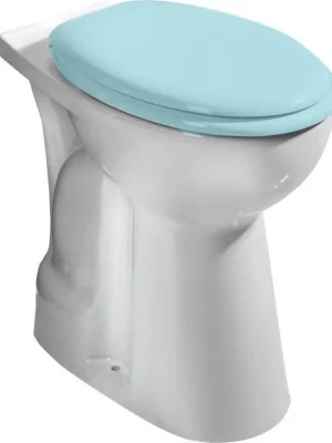Značkový CREAVIT HANDICAP WC mísa kombi, zvýšený sedák, spodní odpad, 36, 5x67, 2cm, bílá BD305