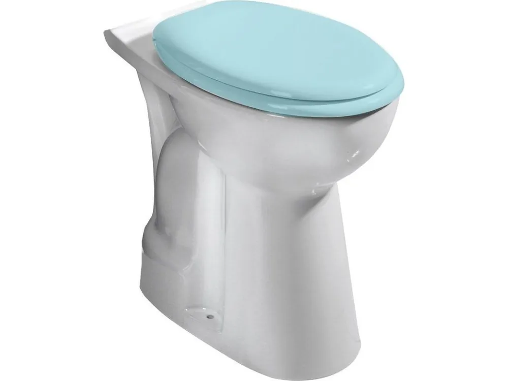 Značkový CREAVIT HANDICAP WC mísa kombi, zvýšený sedák, spodní odpad, 36, 5x67, 2cm, bílá BD305