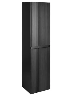 FILENA vysoká skříňka 35x140x30cm, černá mat strip Sezónní Sleva