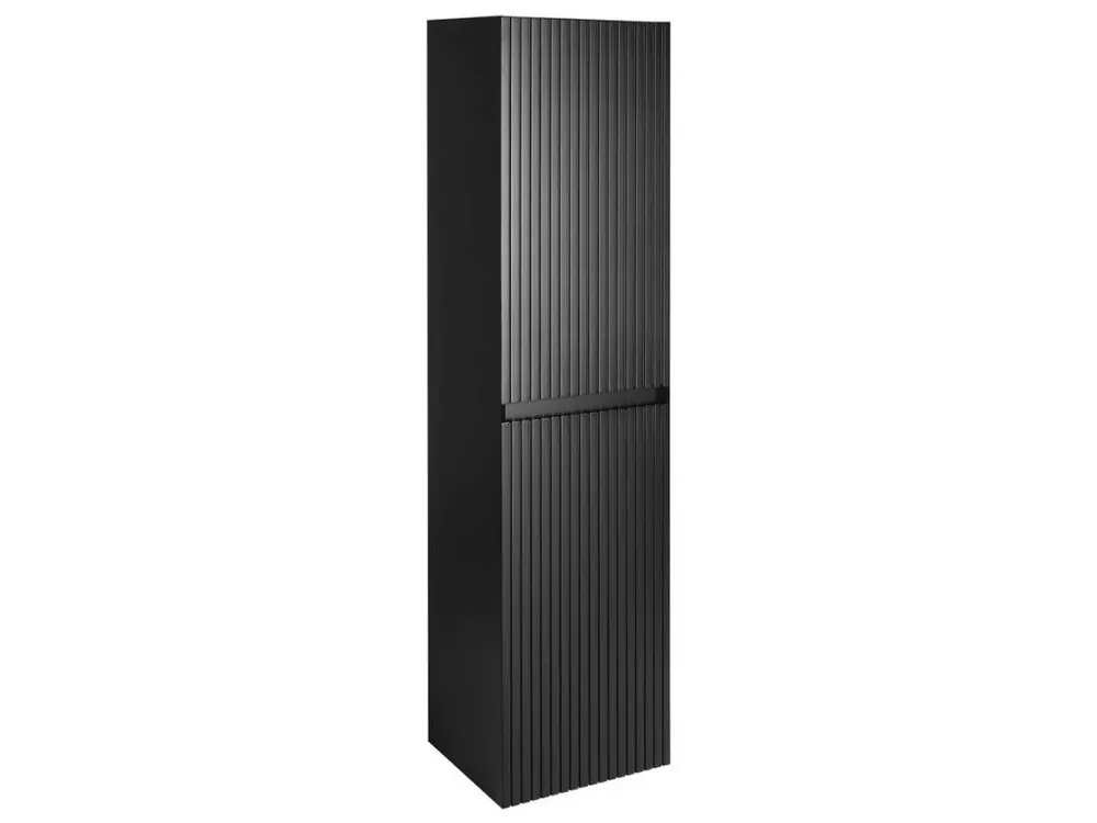 FILENA vysoká skříňka 35x140x30cm, černá mat strip Sezónní Sleva