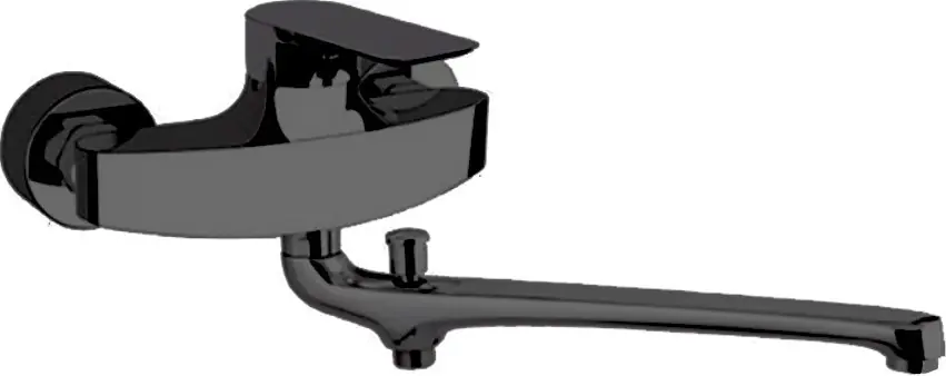 Značkový Umyvadlová/vanová nástěnná baterie ARNO 4614 - černá matná