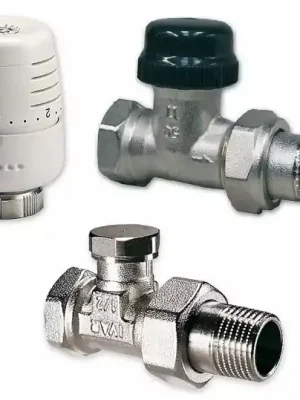 Akce Ivar CS KIT klasik Termostatická sada pro otopná tělesa, 1/2", k připojení na ocelové potrubí