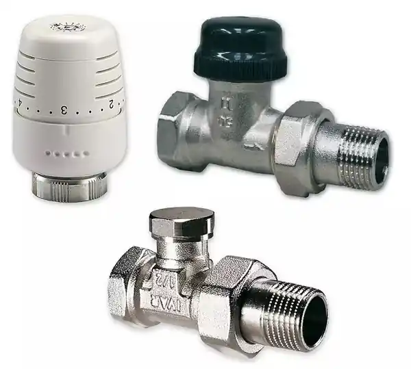Akce Ivar CS KIT klasik Termostatická sada pro otopná tělesa, 1/2", k připojení na ocelové potrubí
