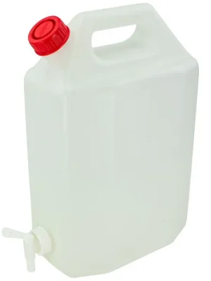Kanystr na vodu s ventilem 10L, plast | element-shop.cz Expresní Doručení