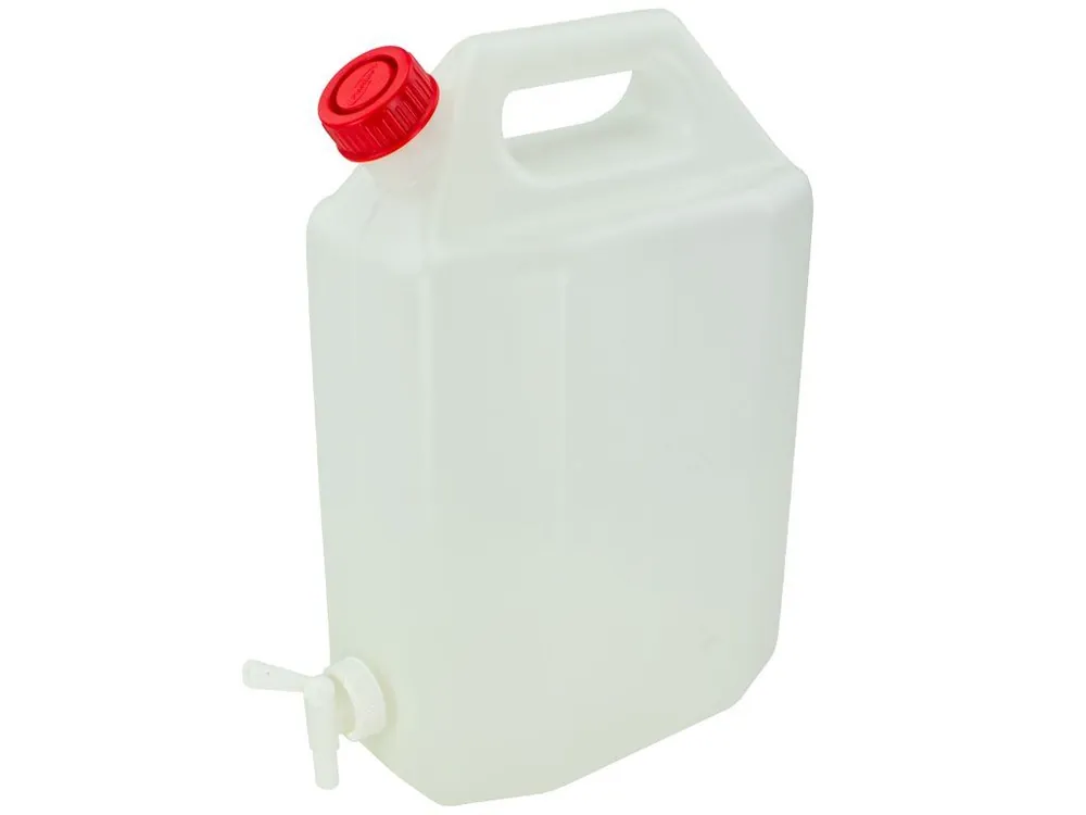 Kanystr na vodu s ventilem 10L, plast | element-shop.cz Expresní Doručení