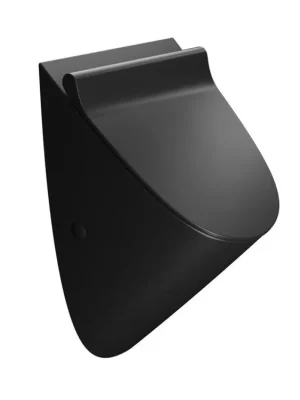 Cenový Hit COMMUNITY urinál se zakrytým přívodem vody s otvory pro víko 31x54,5cm, černá mat