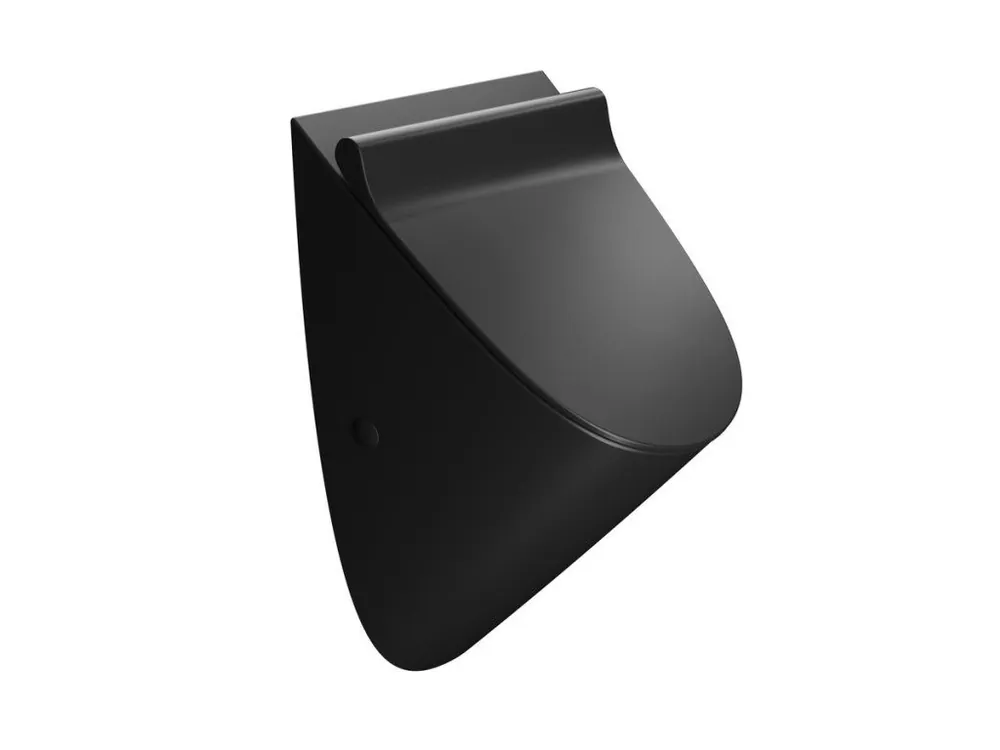 Cenový Hit COMMUNITY urinál se zakrytým přívodem vody s otvory pro víko 31x54,5cm, černá mat