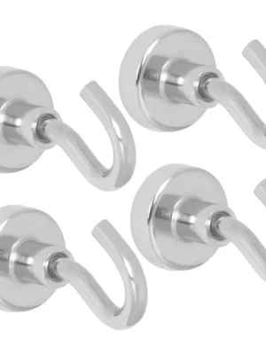Akce Magnet s věšákem, 16mm, max. 6kg, extra silný, bal. 4ks, STREND PRO | element-shop.cz