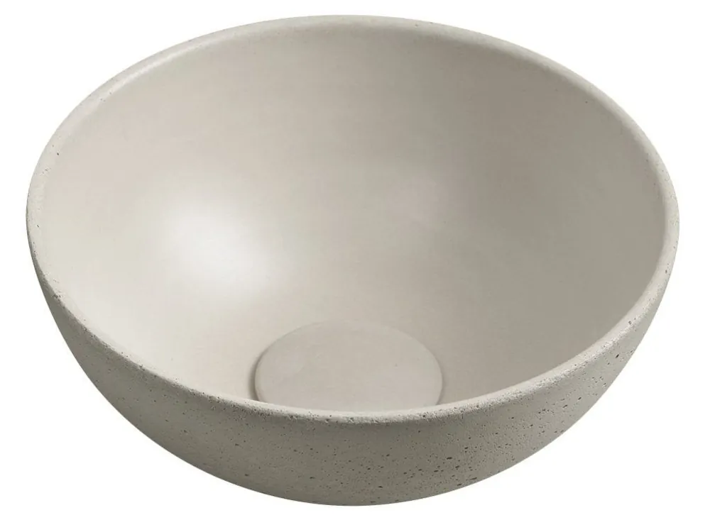 Levný Sapho Minor betonové umyvadlo na desku 26 cm cihlová | Koupelny-Sanita.cz