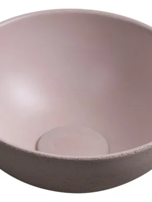 Sapho Minor betonové umyvadlo na desku 26 cm růžová mat | Koupelny-Sanita.cz Tovární Cena