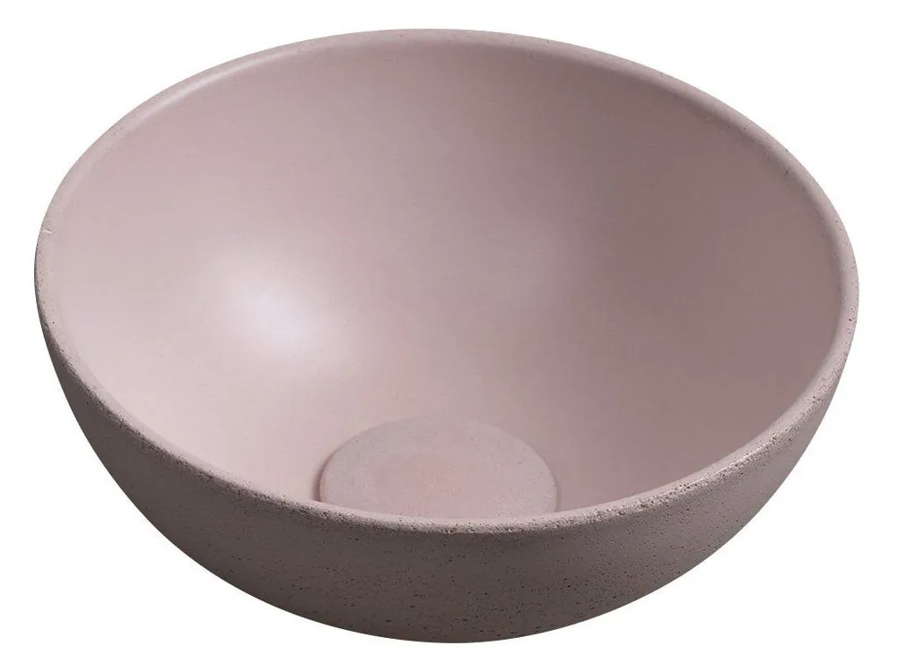 Sapho Minor betonové umyvadlo na desku 26 cm růžová mat | Koupelny-Sanita.cz Tovární Cena