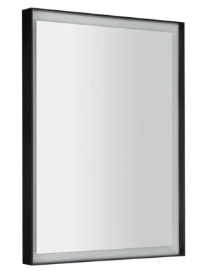 Vysoce Kvalitní SORT zrcadlo s LED osvětlením 60x80cm, senzor, 2700-6500K, černá mat